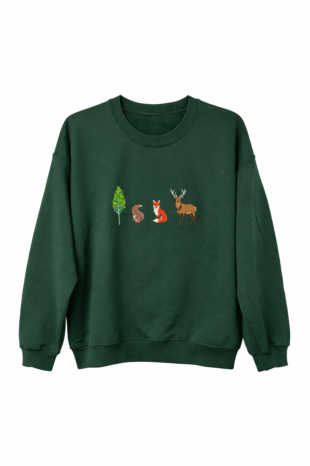 Donkergroene trui The Forest