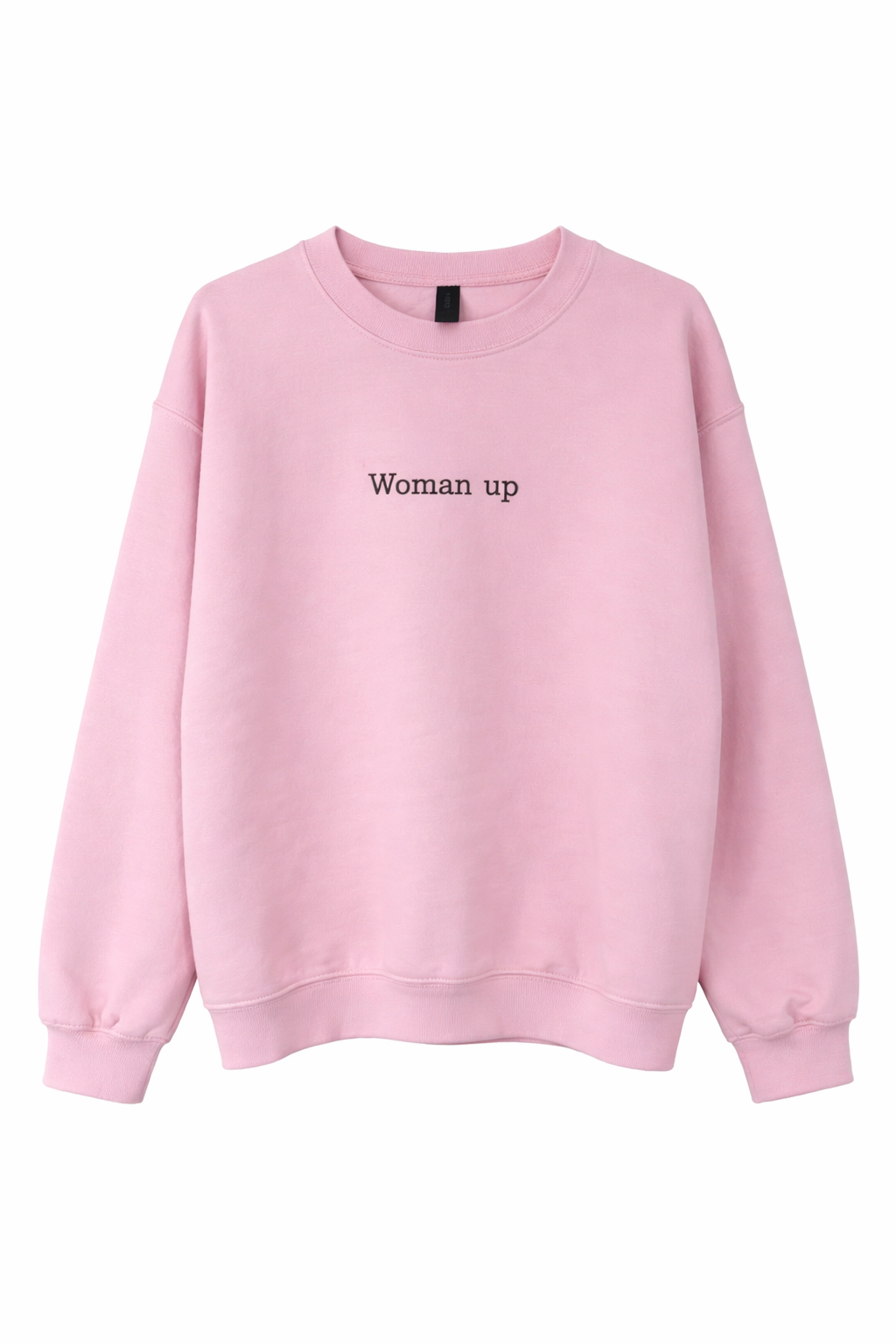 Roze Sweater 'Woman up'